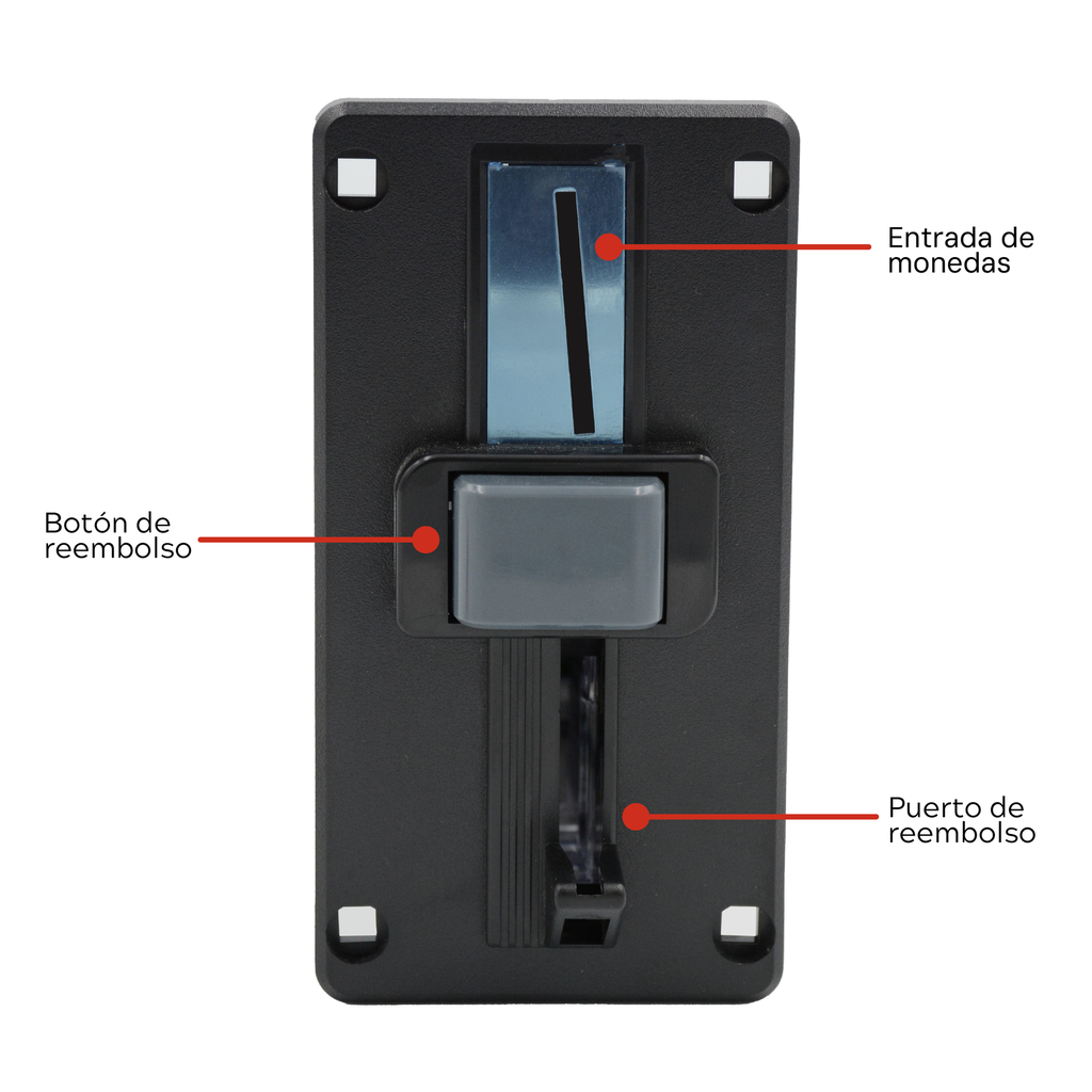 ACEPTADOR DE MONEDAS ICT MOD:UCA E | INTERFAZ: PULSOS/RS232