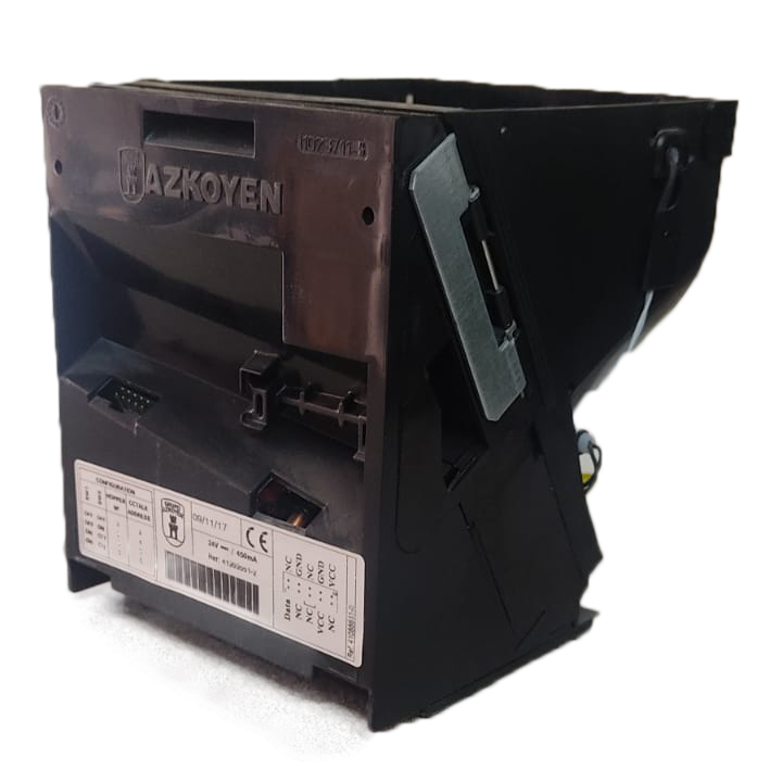 HOPPER DISCRIMINADOR AZKOYEN CON CAPACIDAD HASTA 6 DENOMINACIONES DE MONEDAS | TOLVA MEDIANA 24V/CV/CLL