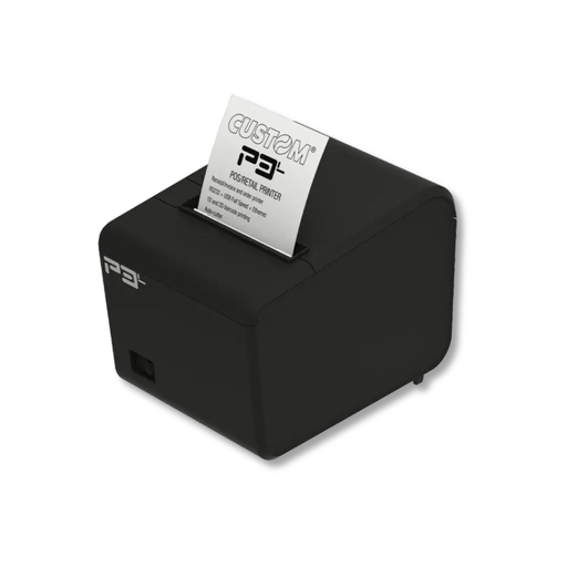 [IMP2181] IMPRESORA CUSTOM MOD:P3L | 80MM ETH USB RS232, NEGRO CON AUTOCORTADOR